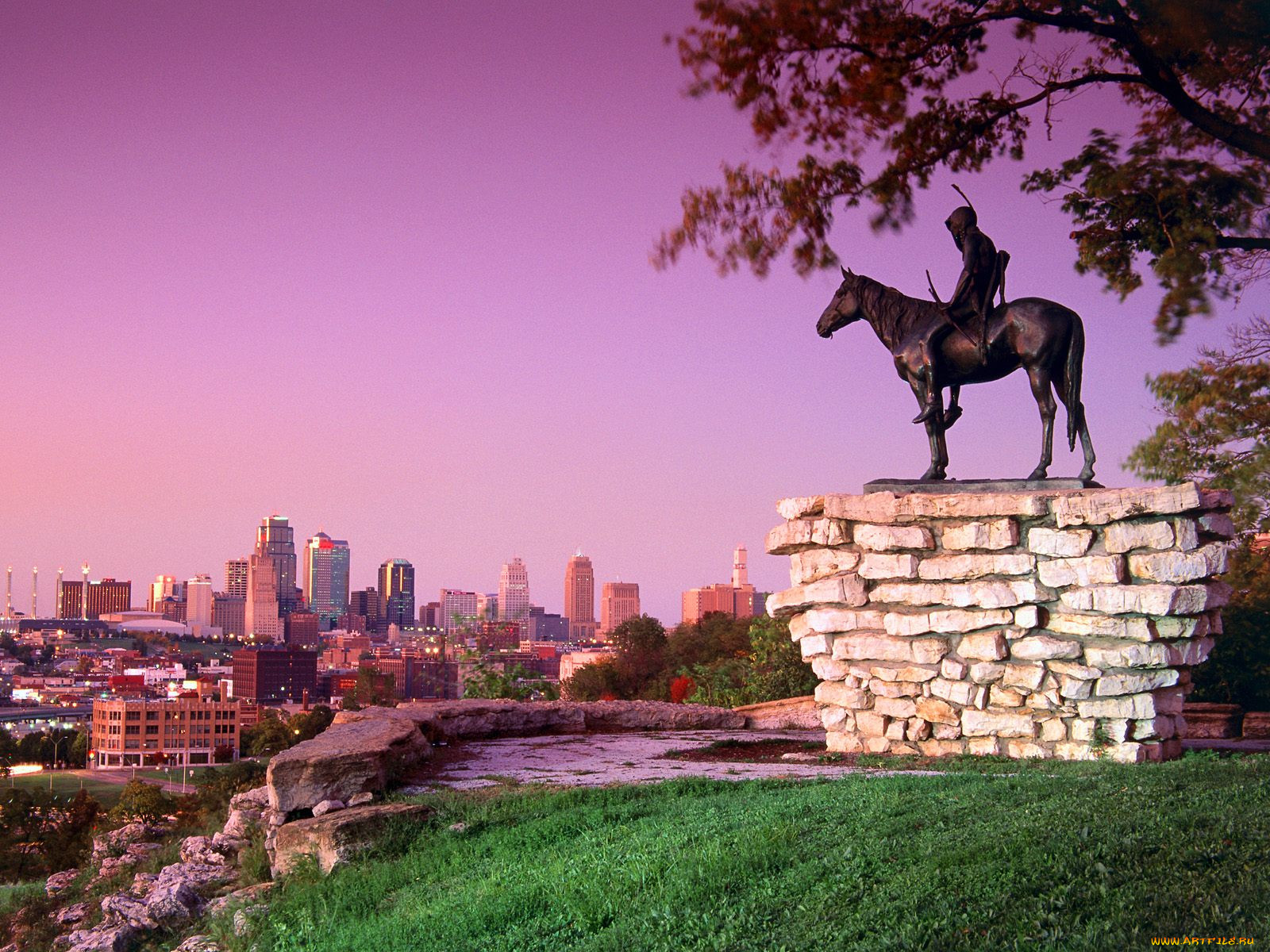 scout, sculpture, kansas, city, missouri, , , , , 